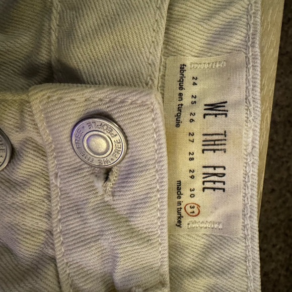 We The Free Off-White Jean Skirt - Picture 5 of 5